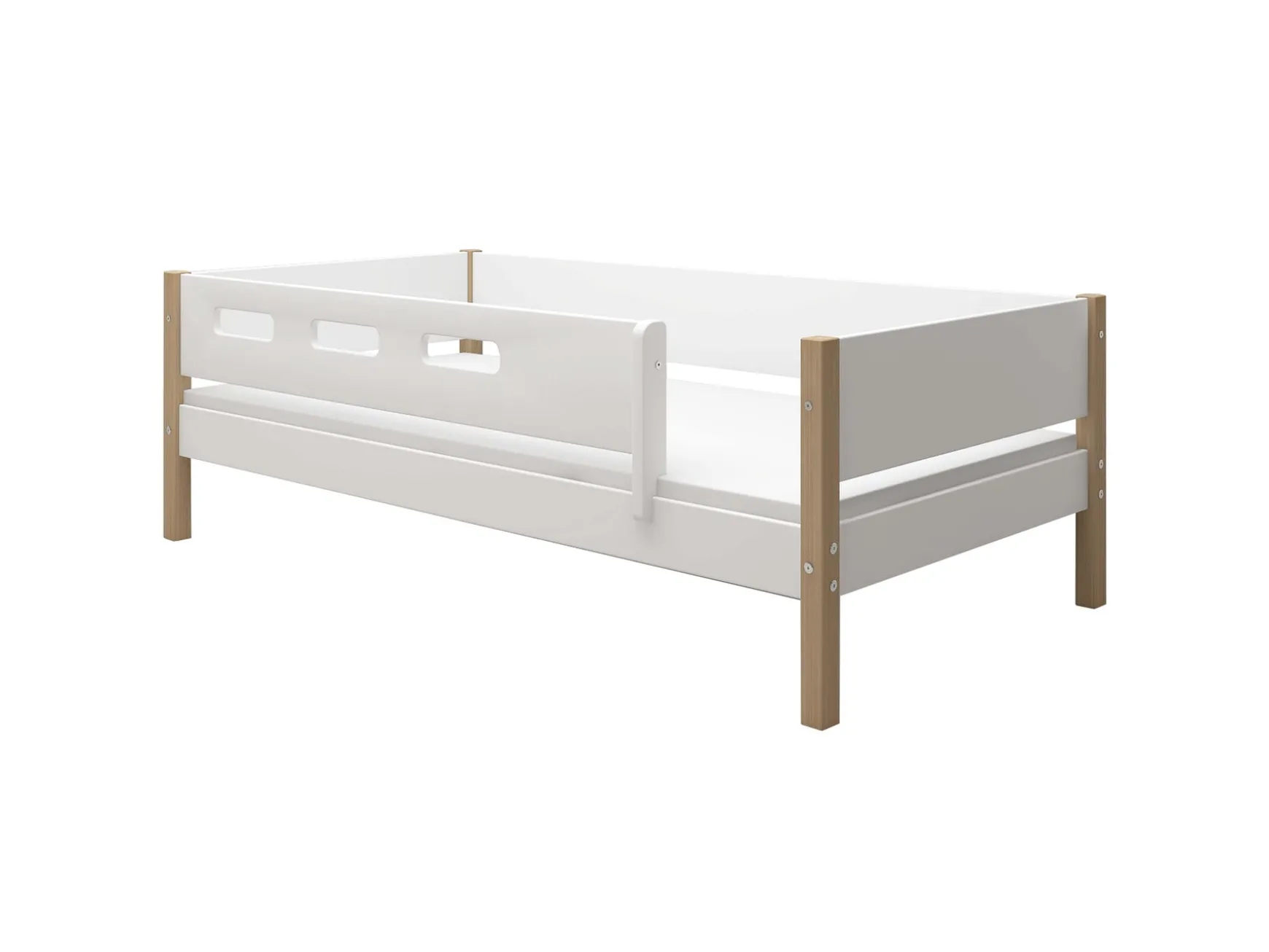 FLEXA Enkeltseng m. sengehest White/oak Best Sale