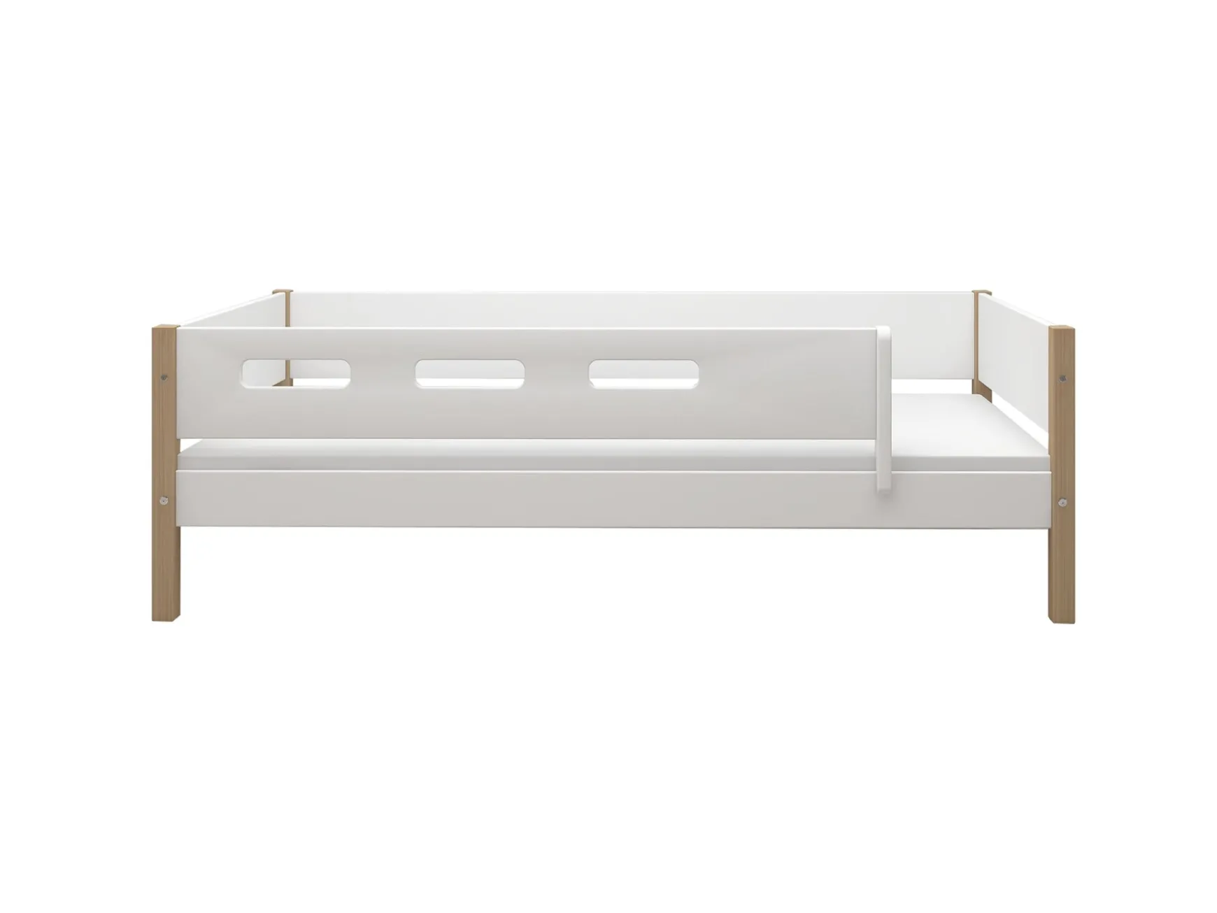 FLEXA Enkeltseng m. sengehest White/oak Best Sale