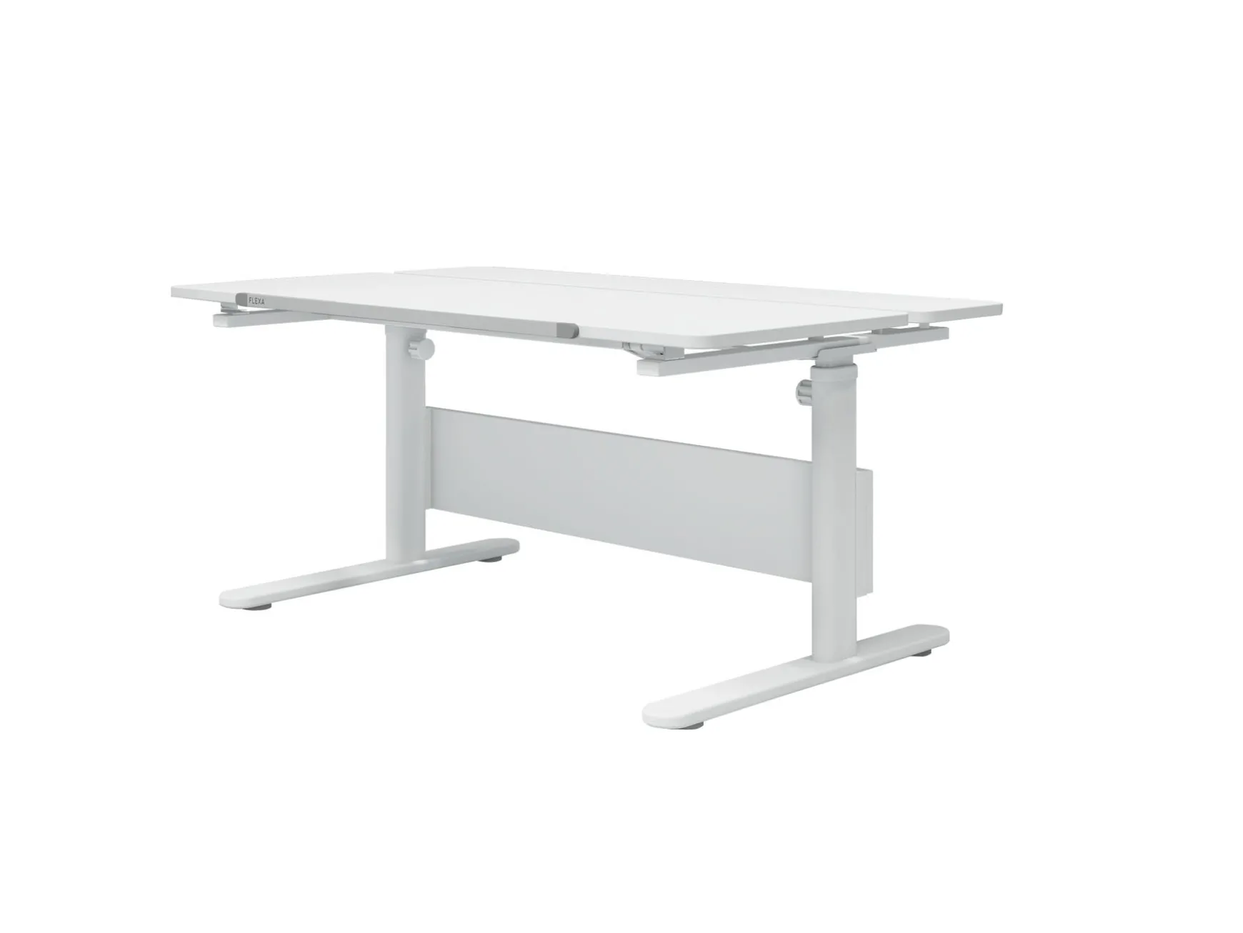 FLEXA EVO skrivebord - frontvipning Hvid Clearance