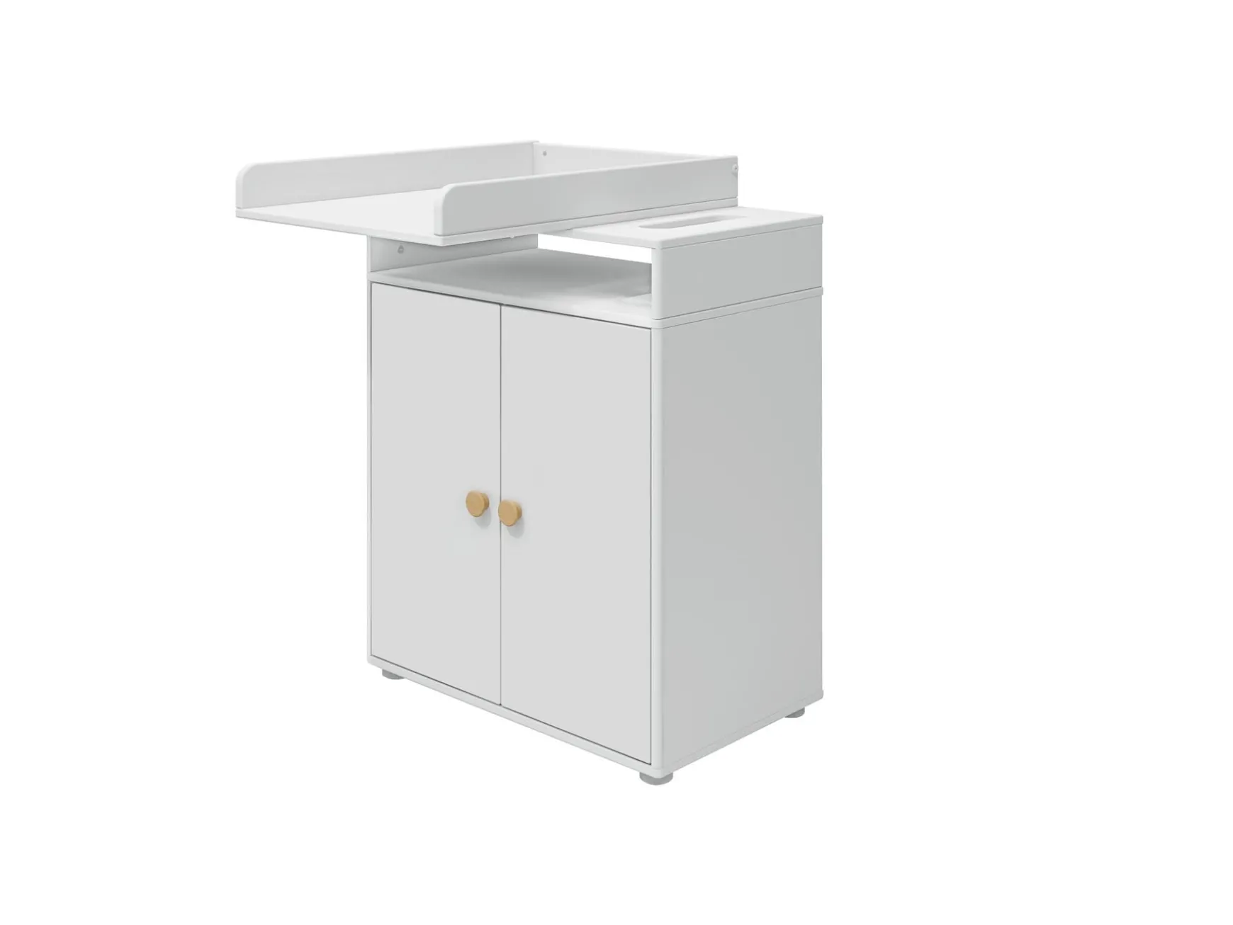 FLEXA Puslebord, 2 låger White/oak Shop